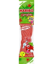 Kummikommid Haribo, Spaghetti, Strawberry Sour, 200 g