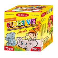Multivitamiinid lastele Terezia Kiddy Vit, kummikarud astelpajuga, 70 tk