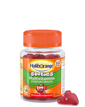 Kummikommid Haliborange Multivits, maasikamaitselised, 30 tk