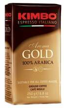 Jahvatatud kohv Kimbo 100 prots. Arabica Gold, 250 g