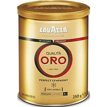 Jahvatatud kohv metallkarbis Lavazza Qualita Oro, 250 g