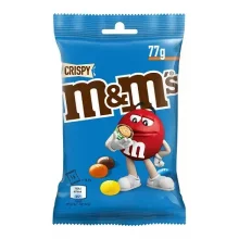 Dražee M&M's Crispy krõbeda täidisega, 77 g
