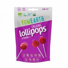 Ökoloogilised pulgakommid YummyEarth, C-vitamiiniga, 3 maitset, 87 g, 14 tk