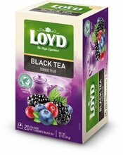 Aromatiseeritud must tee Loyd metsamarja maitsega, 20 x 1.7 g