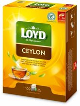Aromatiseeritud must tee Loyd Ceylon, 100 x 2 g