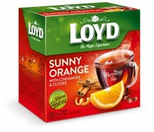 Taimne ja puuviljatee Loyd apelsini, kaneeli ja nelgi maitsega, 20 x 2 g