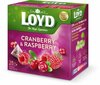 Taimne ja puuviljatee Loyd jõhvika ja vaarika maitsega, 20 x 2 g