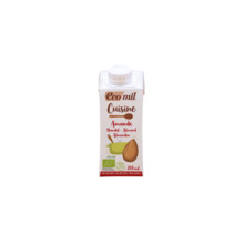 Mandelkoor Ecomil Cuisine Almond Natural, 200 ml