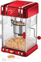 Popkornimasin Unold Popcornmaker Retro 48535, 300 W, punane/hõbe