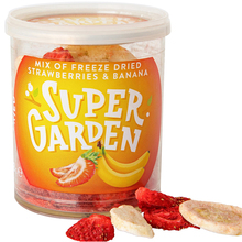 Külmkuivatatud maasika- ja banaanisegu Supergarden, 28 g