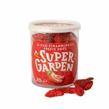 Külmkuivatatud maasikaribad Supergarden, 20 g
