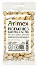 Röstitud ja soolatud pistaatsiapähklid Arimex, 70 g