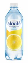 Gaseeritud lauavesi Akvilė Lemon, 0,6 l