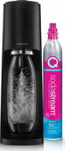 Gaseeritud jookide masin Sodastream Terra, must, mudel 1012811411