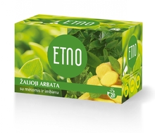 Roheline tee Etno piparmündi ja ingveriga, 30 g (20 tk)