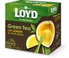 Aromatiseeritud roheline tee Loyd sidrunikoore ja sidrunheinaga, 20 x 1.5 g