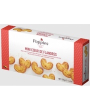 Küpsised Poppies Mini Palmiers, 125 g
