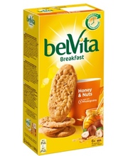 Küpsised Belvita, pähklite ja meega, 300 g