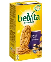 Küpsised Belvita, metsamarja, 300 g