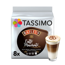 Kohvikapslid Tassimo Latte Macchiato Baileys, 16 tk
