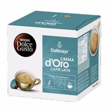 Kohvikapslid Dallmayr Dolce Gusto Crema dOro Caffe Latte, 16 kapslit