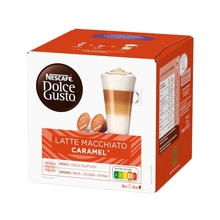 Kohvikapslid Nescafe Dolce Gusto Caramel Latte Macchiato, 8+8 tk