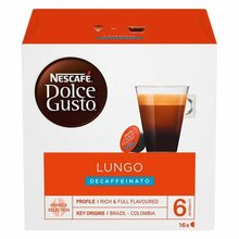 Kohvikapslid Nescafe Dolce Gusto Lungo Decaffeinato, 16 tk