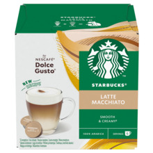 Kohvikapslid Starbucks Dolce Gusto Latte Macchiato, 6 + 6 tk