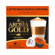 Kohvikapslid Aroma Gold Latte Macchiato Caramel, 180 g
