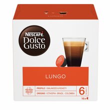 Kohvikapslid Nescafe Dolce Gusto Lungo, 16 kapslit, 112 g