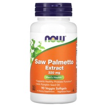 Saw Palmetto ekstrakt Now Foods, 320 mg, 90 kapslit