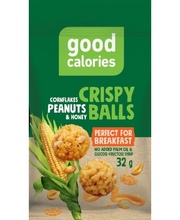 Röstitud kaerahelvestega vahepala Good Calories soolaste maapähklitega, 32 g