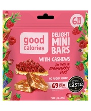 Mini pähklibatoonid Good Calories vaarikatega, 102 g