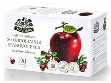 Puuviljatee Žolynėlis Vasaros skonis õunte ja jõhvikatega, 20 x 2,5 g