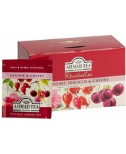 Vili- ja taimetee Ahmad Rosehip & Cherry, 20 tk