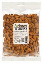 Mandlid Arimex, röstitud ja soolatud, 500 g