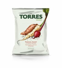 Köögiviljakrõpsud Torres, päevalilleõli ja soolaga, 90 g