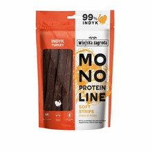 Maiustus koertele Wiejska Zagroda, monoproteiiniga pehmed batoonid kalkuniga, 100 g