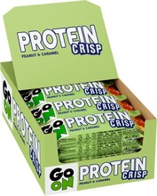 Proteiinibatoon Go On Crisp Peanut & Caramel, 50 g x 24 tk