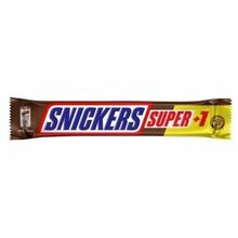 Šokolaadibatoon Snickers Super + 1, nugati, karamelli ja röstitud maapähklitega täidis, 112,5 g