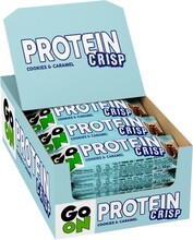 Proteiinibatoon Go On Crisp Cookies&Caramel, 50 g x 24 tk