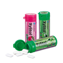 Laste närimiskumm Miradent Xylitol, õunamaitseline, ksülitooliga, 30 tk