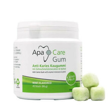 Närimiskumm ApaCare Anti Caries Gum, ksülitooliga ja hambavaigu mineraalidega, 86 g