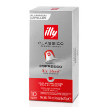 Kohvikapslid Illy Classic espresso, Nespresso masinatele, 10 kapslit