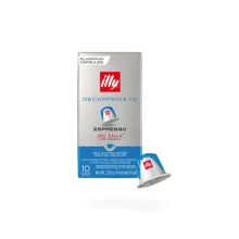 Kohvikapslid Illy Decaffeinato, kofeiinivaba, 10 tk
