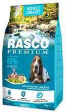 Kuivtoit koertele Rasco Premium Adult lambaliha ja riisiga, 15 kg