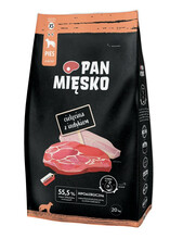 Kuivtoit koertele PAN MIĘSKO vasikaliha ja kalkuniga, 20 kg