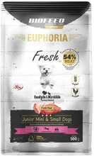 Kuivtoit kutsikatele Biofeed Euphoria Fresh Junior kalkuni ja küülikuga, 500 g