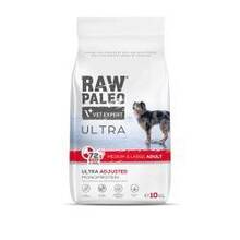 Kuivtoit veiselihaga täiskasvanud keskmist ja suurt tõugu koertele Raw Paleo Ultra Beef, 10 kg