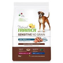 Kuivtoit koertele Natural Trainer Sensitive No Grain forelliga, 3 kg